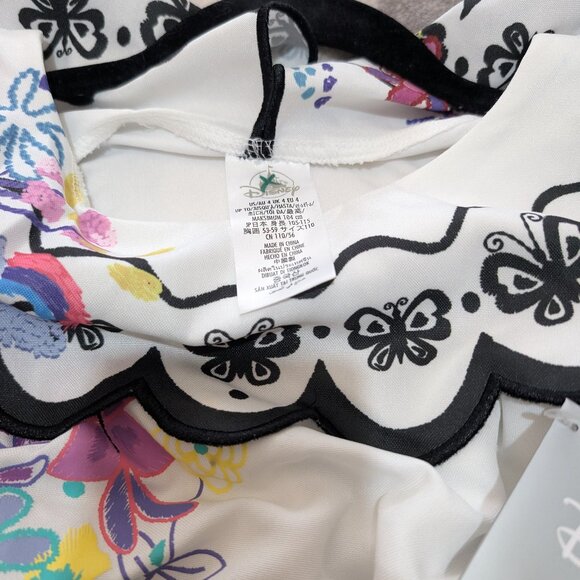 Disney Encanto Maribel Costume Size 4 Complete With Wig and Glasses - Picture 3 of 6